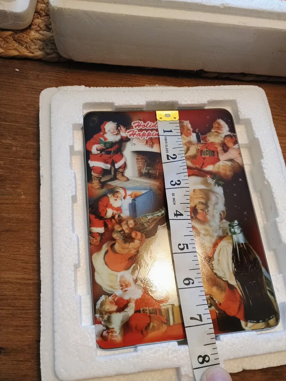 Bradford Exchange Coca Cola  Wall Clock Limited Edition W 5 Collectors Plates 09